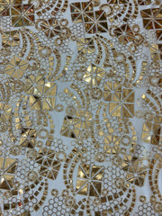 Mirror Beaded Fabric