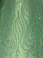 Swirl Beaded Lace