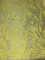 Angelic Feather sequin lace