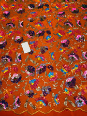 Multicolor Flower Sequins