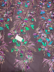 Plants Sequins Lace