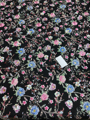 Embroidered Flowers sequins Lace