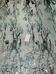 Forest Sequins Lace