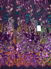 Forest Sequins Lace