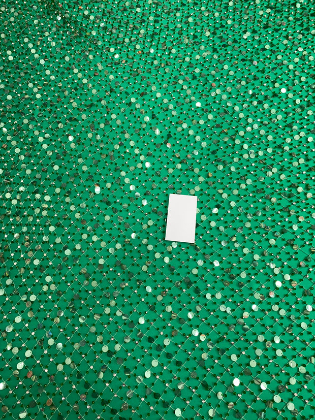 Beaded Stones sequins WEB Lace