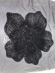 Stones Flowers Appliqués