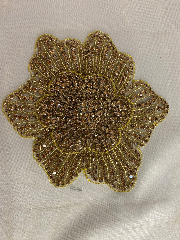 Stones Flowers Appliqués