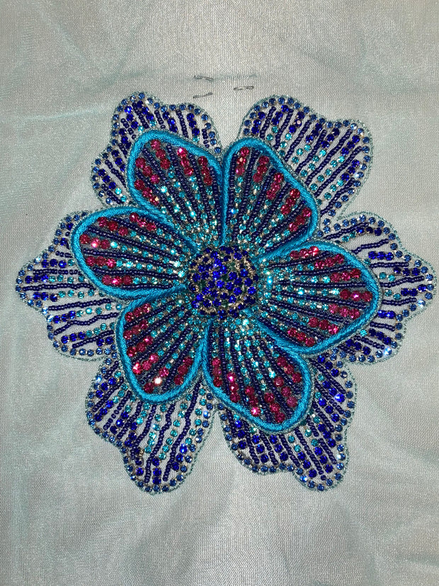 Stones Flowers Appliqués