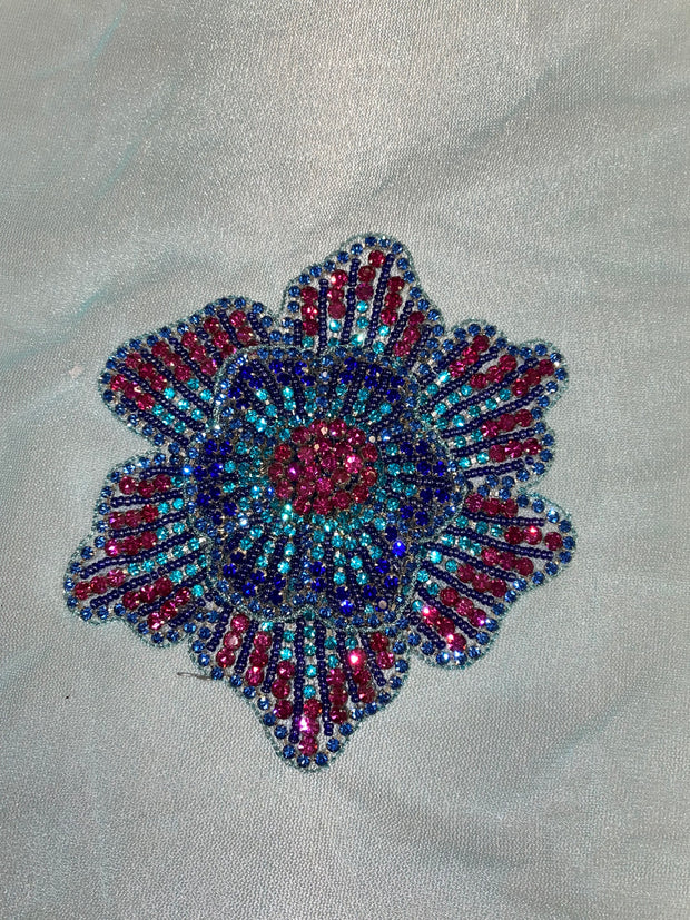 Stones Flowers Appliqués