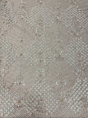 3D Hand Beaded Texture Lace