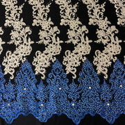 3 Tone Lace Beaded