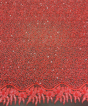 Nairobi Hand Beaded Lace with pearls
