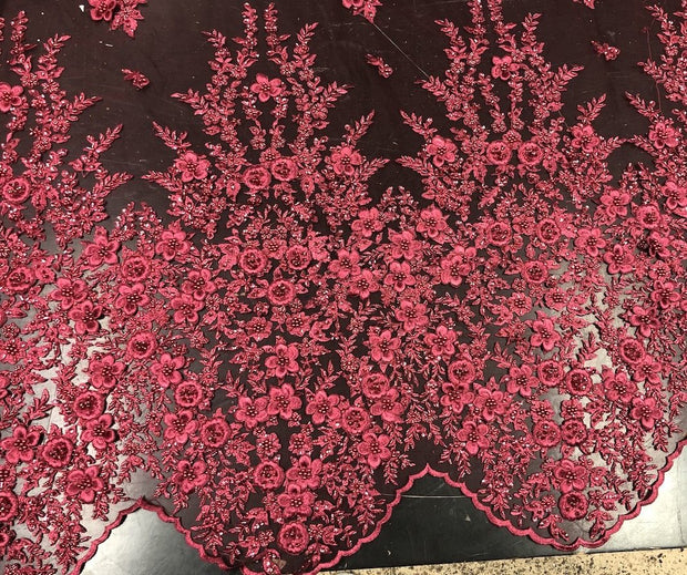 Catelyn Hand Beaded Lace
