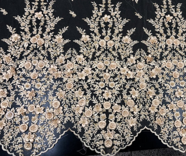 Catelyn Hand Beaded Lace