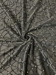 Hand Beaded Warp Web