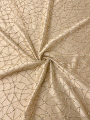 Hand Beaded Warp Web