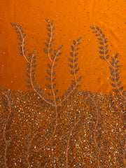 Hand Beaded Leafy Vines