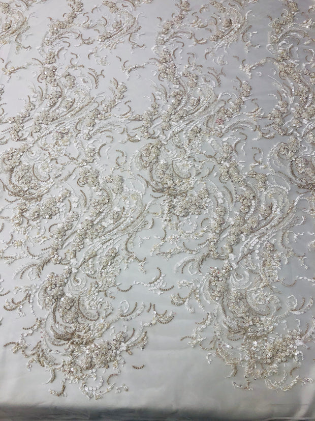 Selina Hand Beaded lace