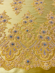 Hand Beaded Floral Arches