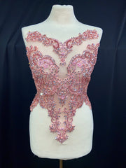 Lux Embroidery Beaded Panel