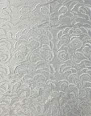 Hand Beaded Sequin Swirl Design on Mesh