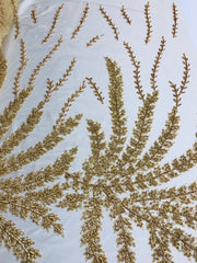 Blossom hand beaded lace