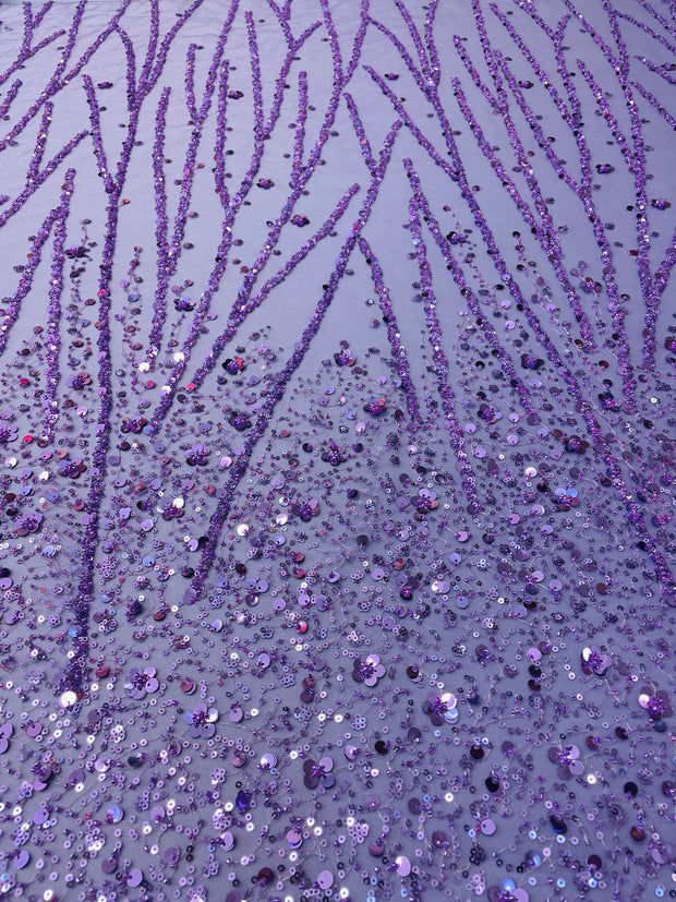Hand Beaded Buttercup Branches