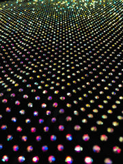 Rihanna Bling Rhinestone Fishnet