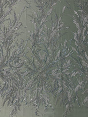 Hand Beaded Seafoam Splash