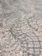 Aaliyah hand beaded lace