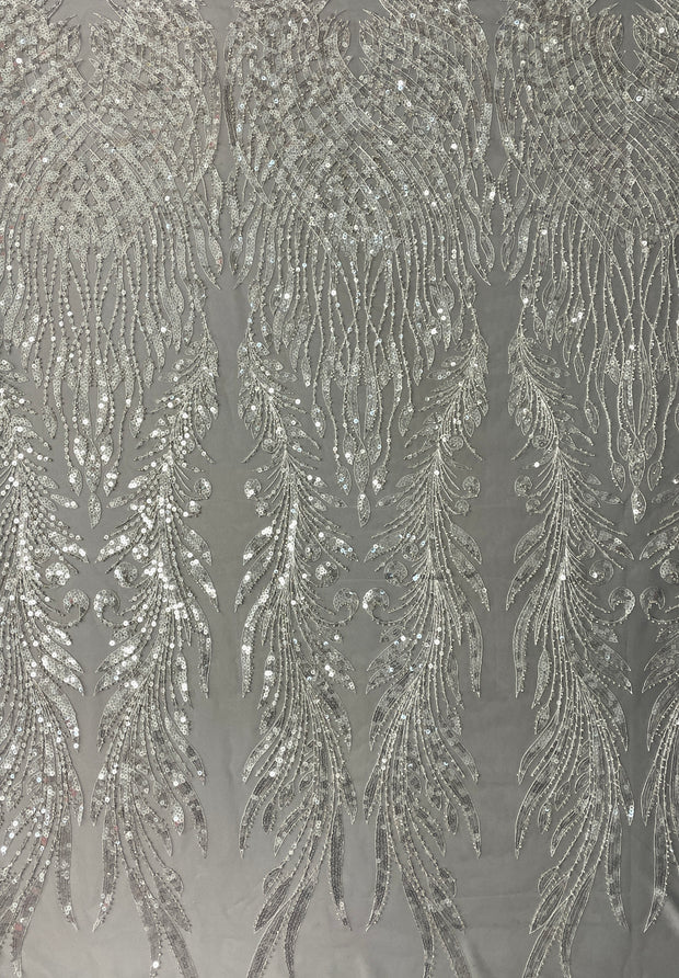 Sirena Clear Sequin Lace