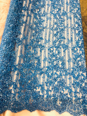 Rue hand beaded lace