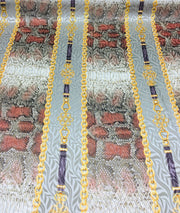 Snails chain silky print