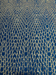 Criss Cross Clear Sequin Mesh