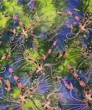 Hand Beaded Chiffon