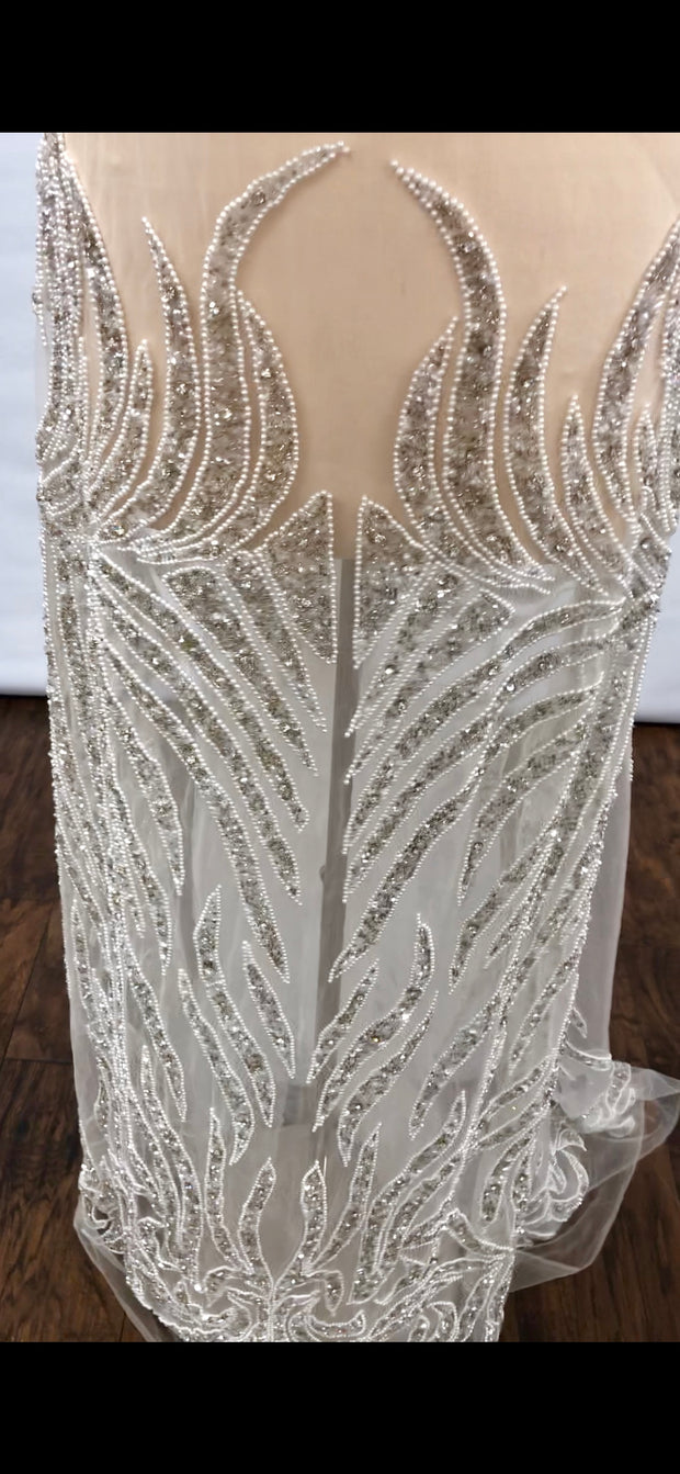 White and Silver Panel