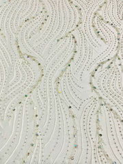 Hand Beaded Rhinestone Splash
