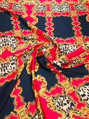 Baroque Paisly Leopard Silky Print