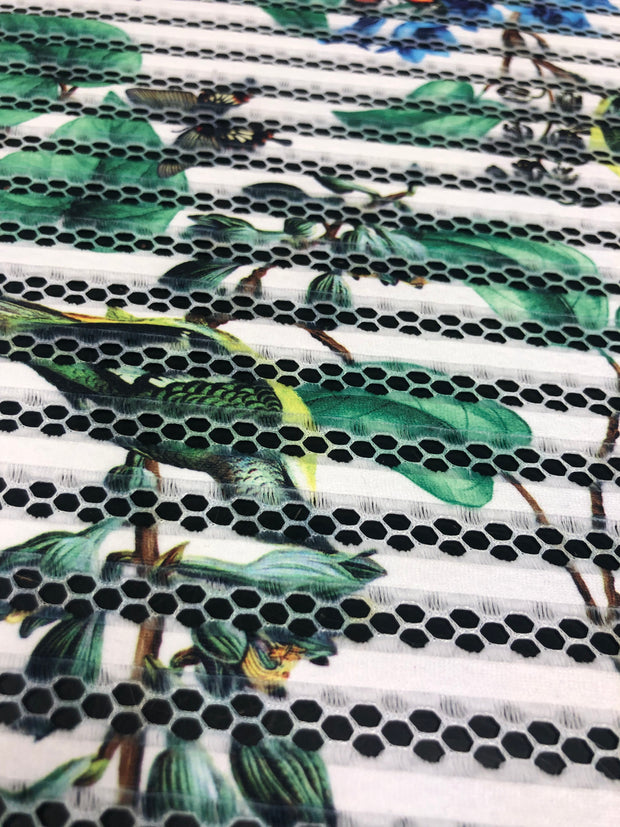 Scuba Digital Print Lace