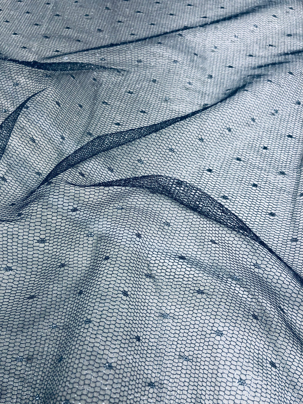 French dotted mesh