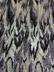 Abstract Camo Sequins