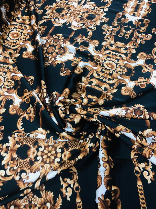 Baroque Silky structural print