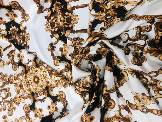 Baroque Silky structural print