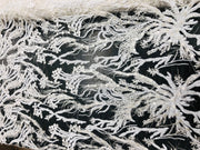 Angelic Feather sequin lace