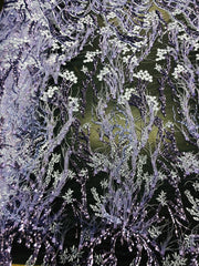 Angelic Feather sequin lace