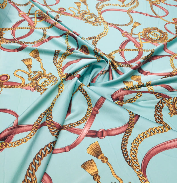 New Baroque design silky print