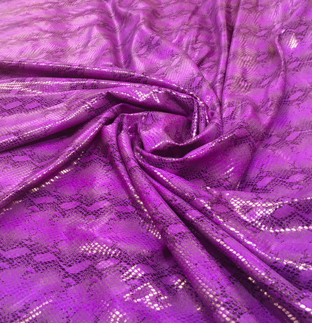 Vinyl Snake Skin in 2 Way Stretch in 11 Colors