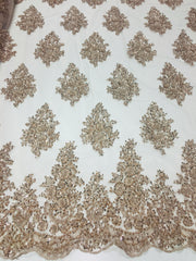 Arya Hand Beaded French Lace