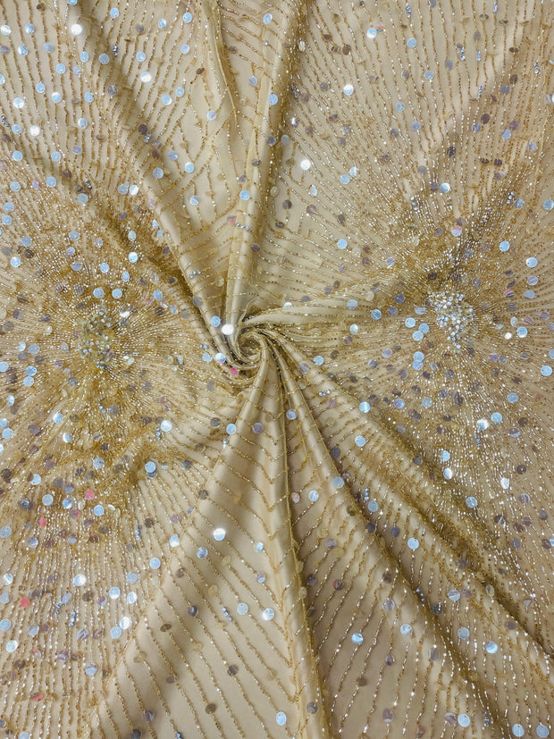 Starburst Hand Beaded