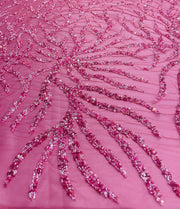 Hand Beaded Vine Design